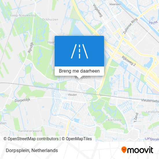Dorpsplein kaart