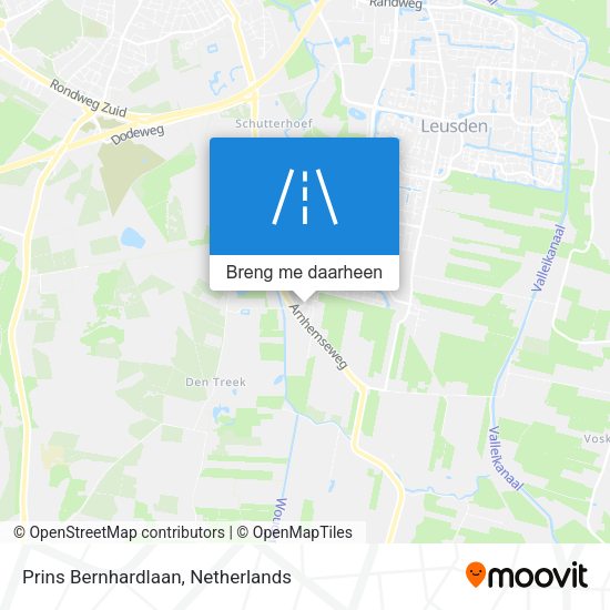 Prins Bernhardlaan kaart