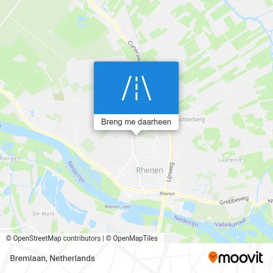 Bremlaan kaart