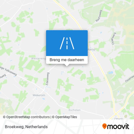 Broekweg kaart