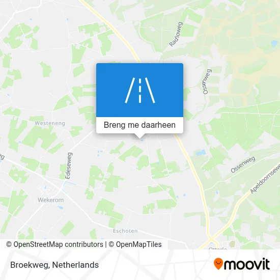 Broekweg kaart