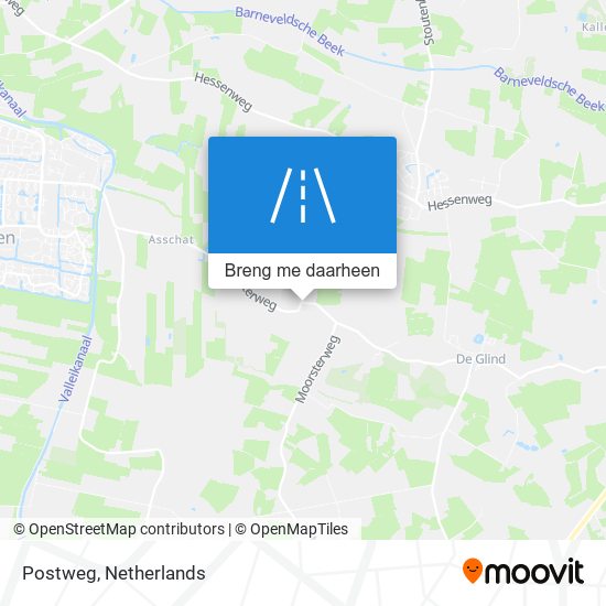 Postweg kaart