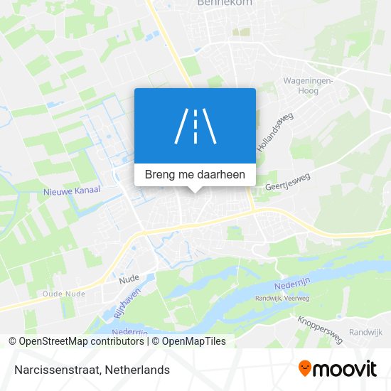 Narcissenstraat kaart