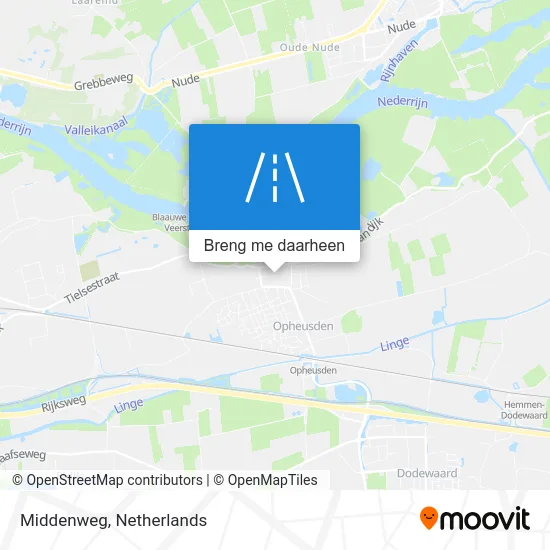 Middenweg kaart