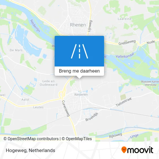 Hogeweg kaart