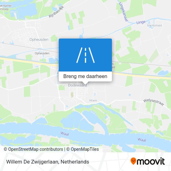 Willem De Zwijgerlaan kaart