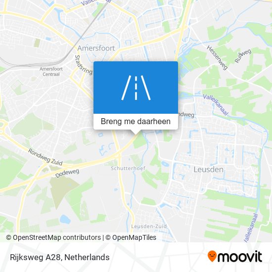 Rijksweg A28 kaart