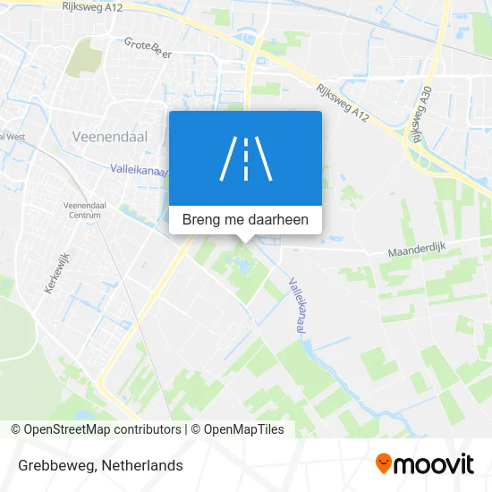 Grebbeweg kaart