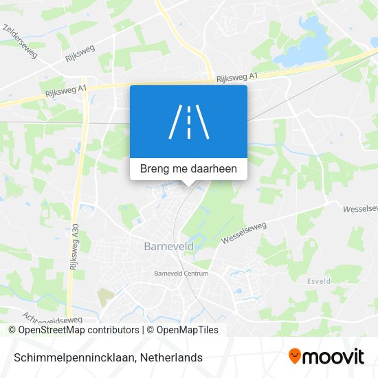 Schimmelpennincklaan kaart