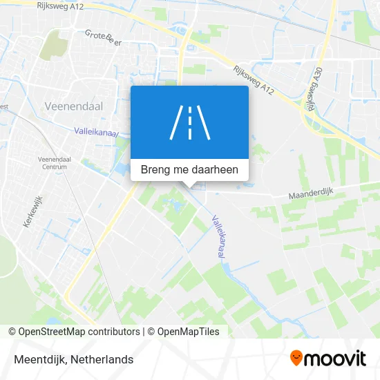 Meentdijk kaart