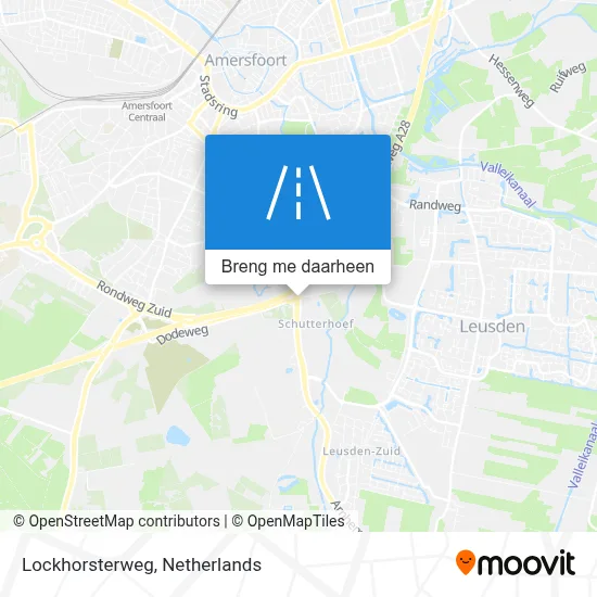 Lockhorsterweg kaart