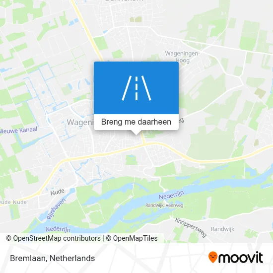 Bremlaan kaart