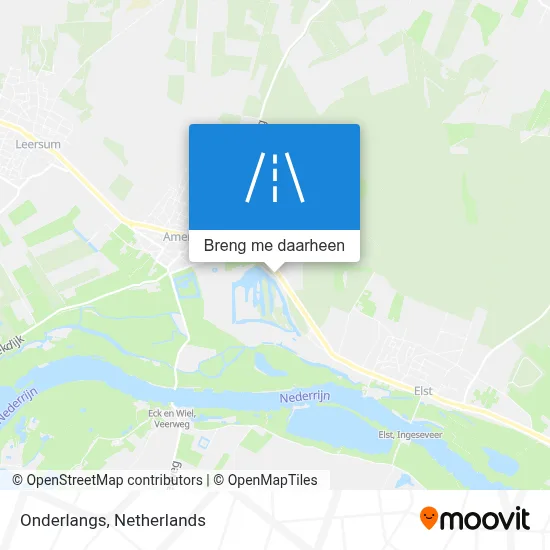 Onderlangs kaart