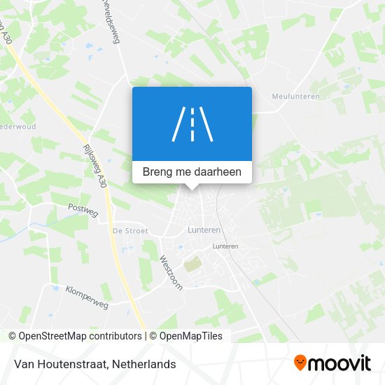 Van Houtenstraat kaart