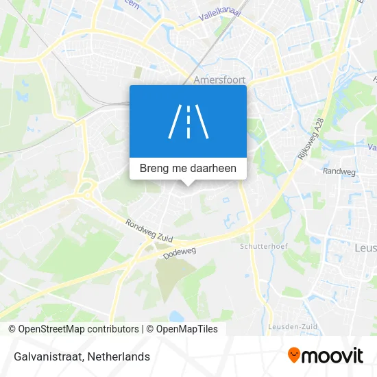 Galvanistraat kaart