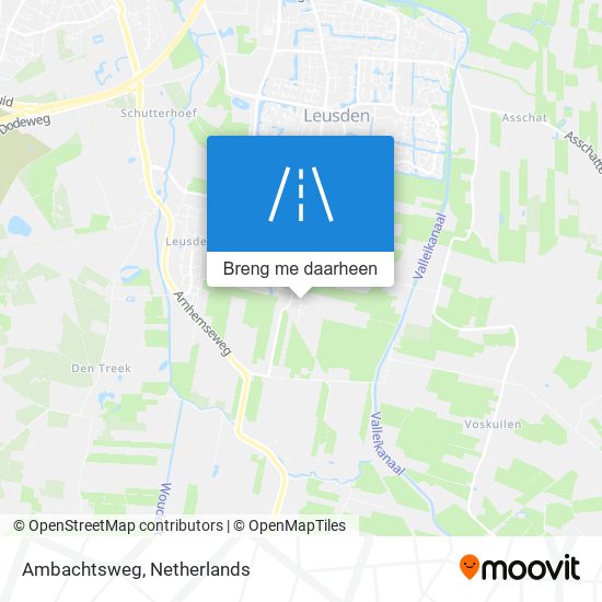 Ambachtsweg kaart