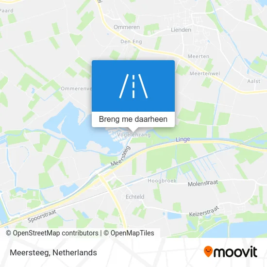 Meersteeg kaart