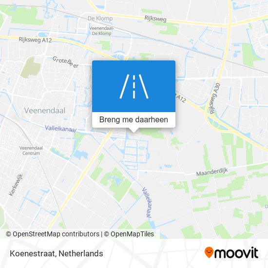 Koenestraat kaart