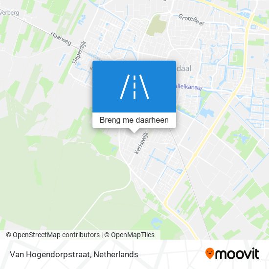 Van Hogendorpstraat kaart