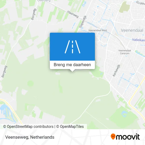 Veenseweg kaart