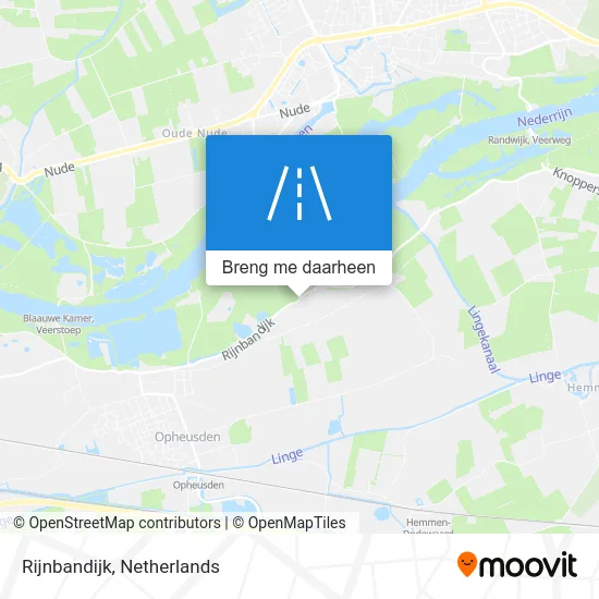 Rijnbandijk kaart