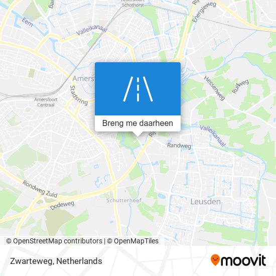 Zwarteweg kaart