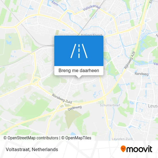 Voltastraat kaart