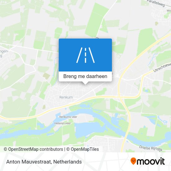 Anton Mauvestraat kaart