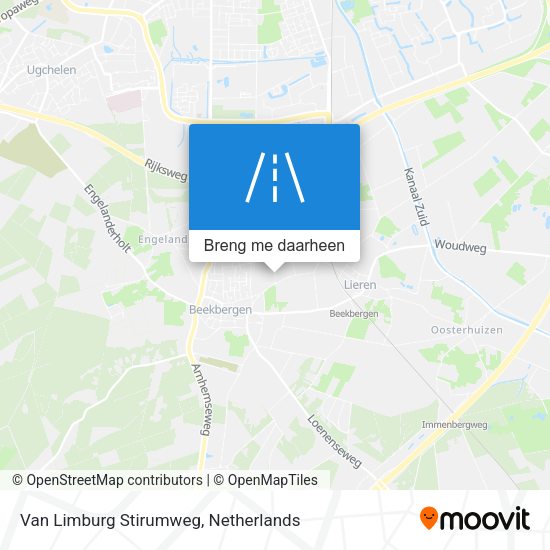 Van Limburg Stirumweg kaart