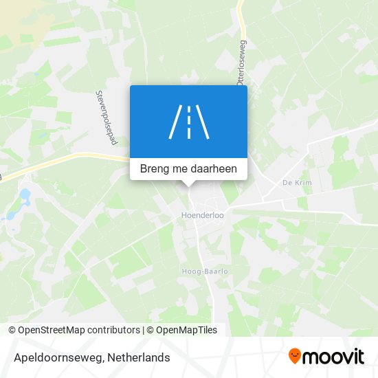 Apeldoornseweg kaart