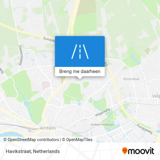 Havikstraat kaart