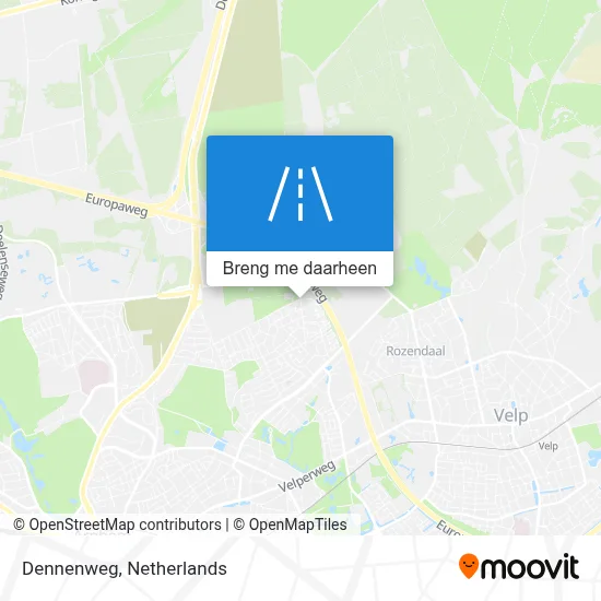 Dennenweg kaart