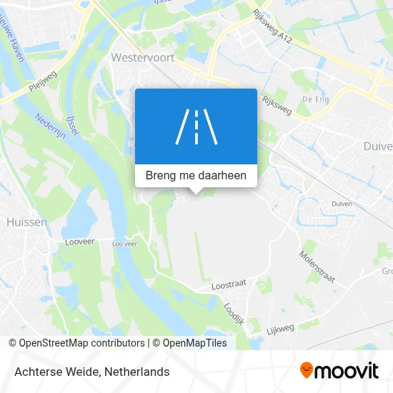 Achterse Weide kaart