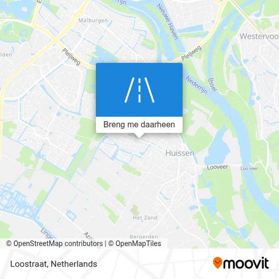 Loostraat kaart