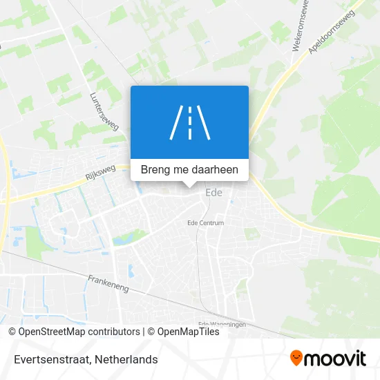 Evertsenstraat kaart