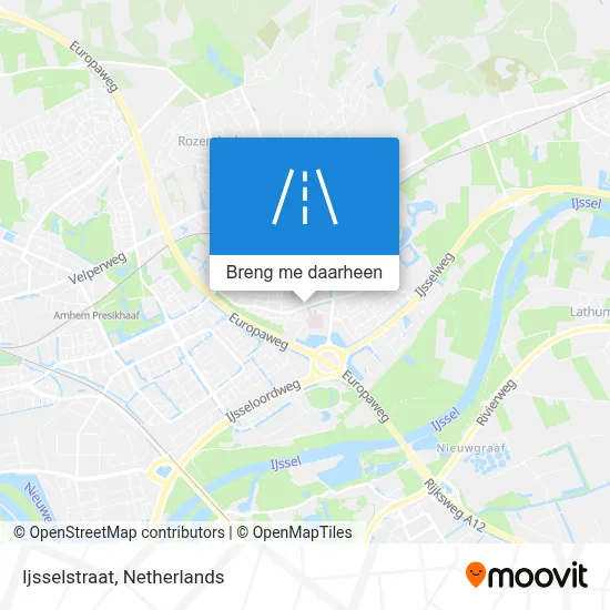Ijsselstraat kaart