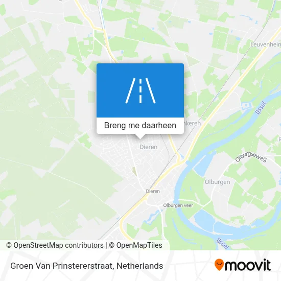 Groen Van Prinstererstraat kaart