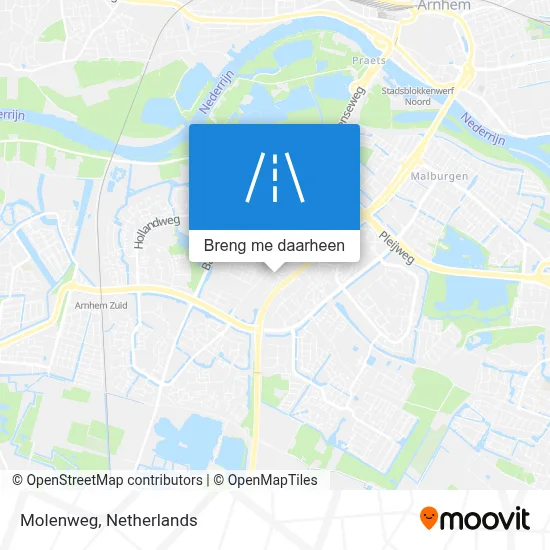 Molenweg kaart