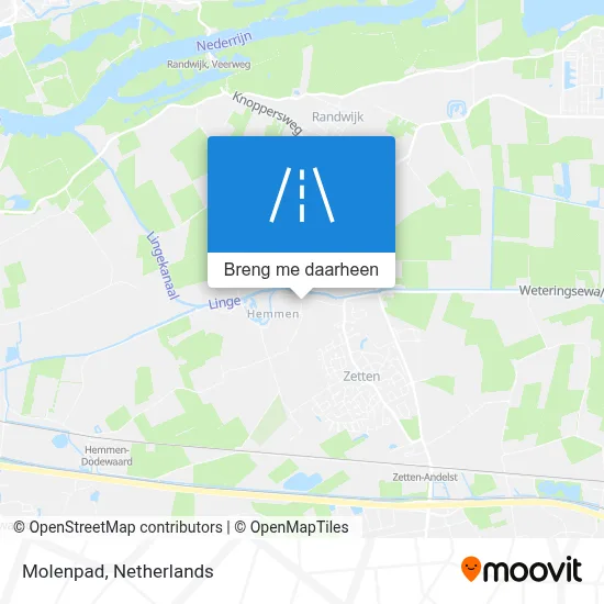 Molenpad kaart