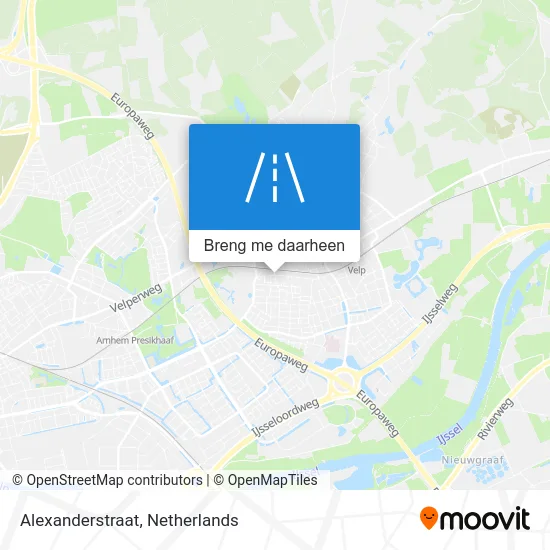 Alexanderstraat kaart