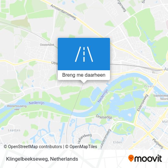 Klingelbeekseweg kaart