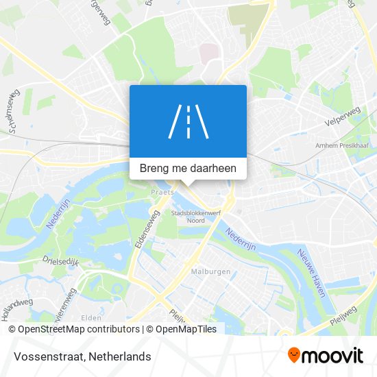 Vossenstraat kaart