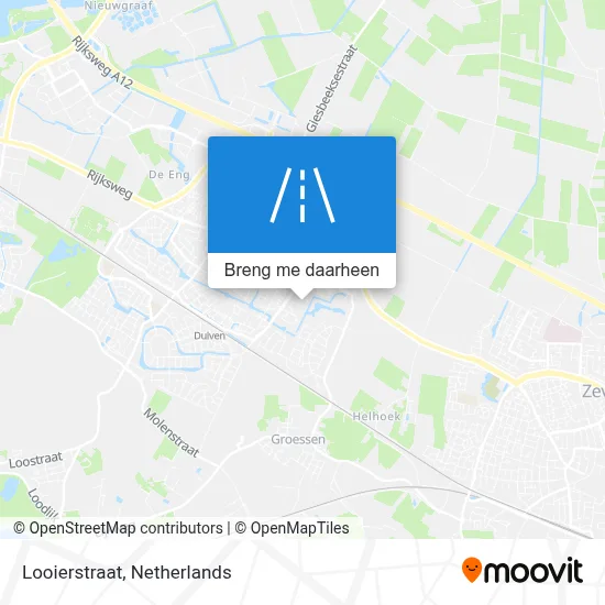 Looierstraat kaart