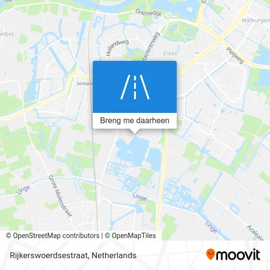 Rijkerswoerdsestraat kaart