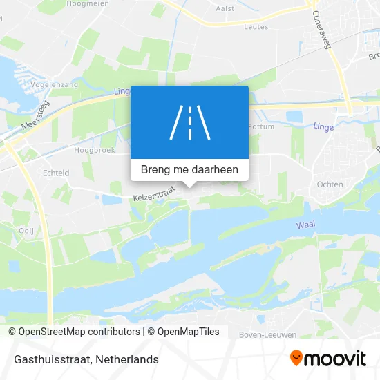 Gasthuisstraat kaart