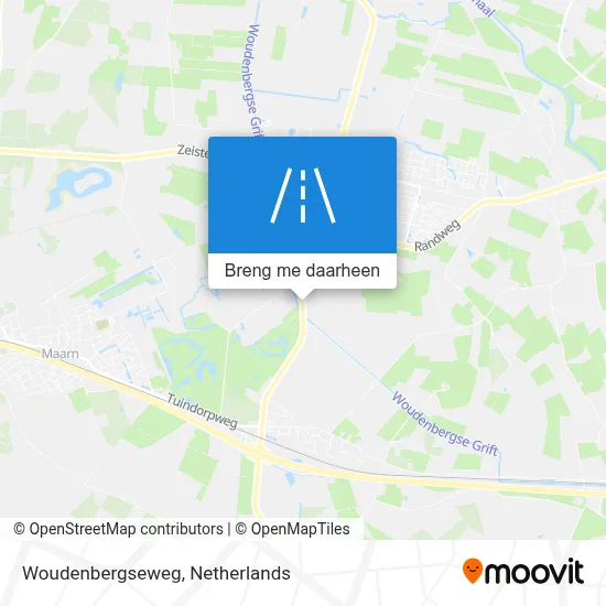 Woudenbergseweg kaart