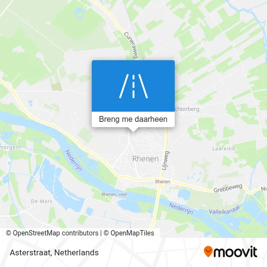 Asterstraat kaart