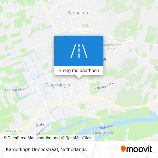 Kamerlingh Onnesstraat kaart