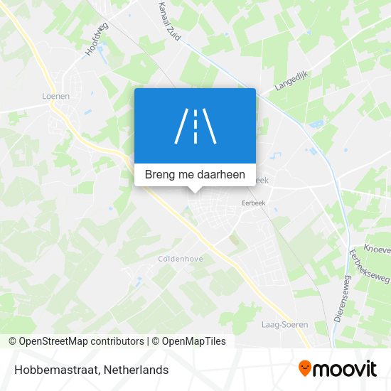 Hobbemastraat kaart