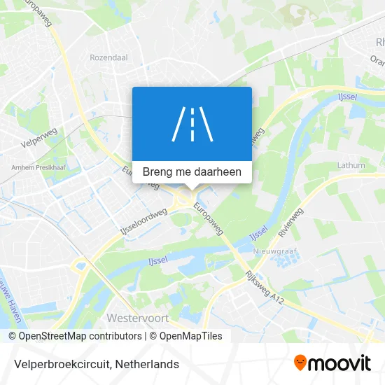 Velperbroekcircuit kaart